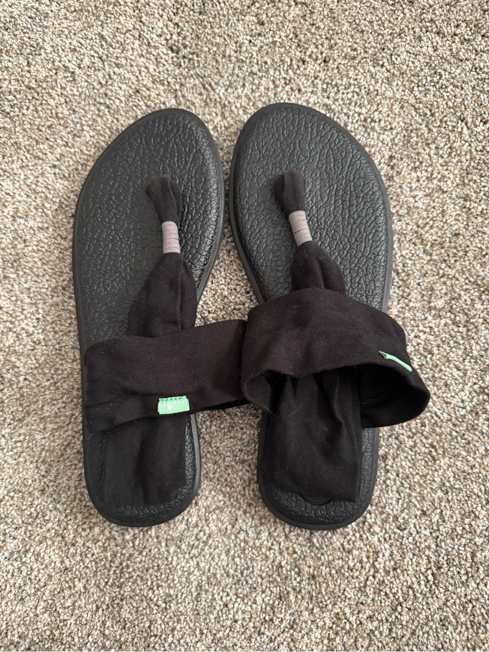 Women's Sanuk Sandals with Knotted Fabric Upper